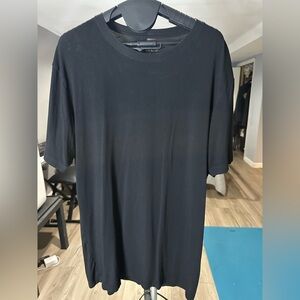 Esntls Black Short Sleeve bamboo Tee